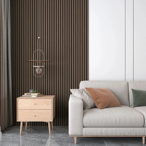 Hausvita Acoustic Solid Wood Slat Wall Panels ( 2 Panels Per Box )