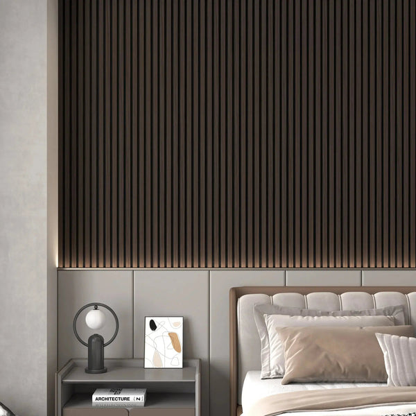 Hausvita Acoustic Solid Wood Slat Wall Panels ( 2 Panels Per Box ) -Wholesale