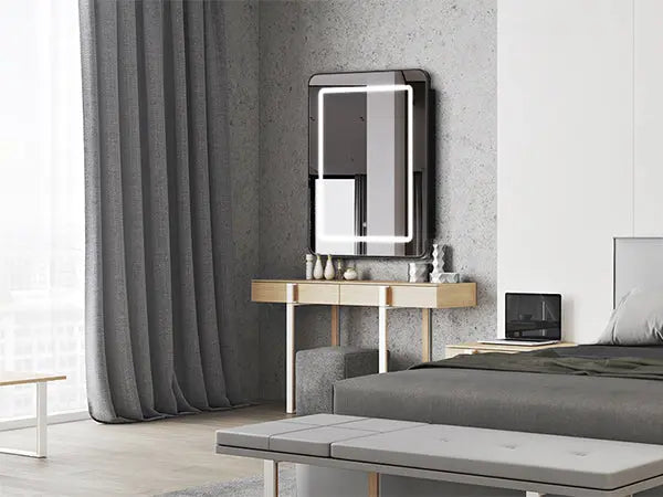 Hausvita Framed Recessed LED Light Bathroom Medicine Cabinet -small