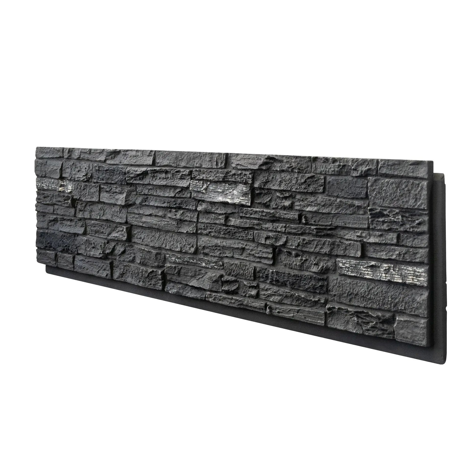 Hausvita Faux Stone Wall Siding Panel, PU Stone Veneer Exterior, 46.46