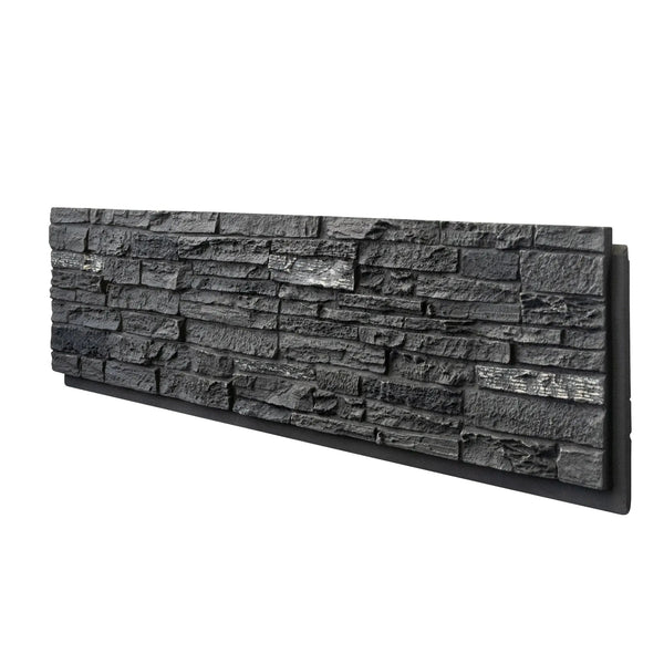 Hausvita Faux Stone Wall Siding Panel, PU Stone Veneer Exterior, 46.46
