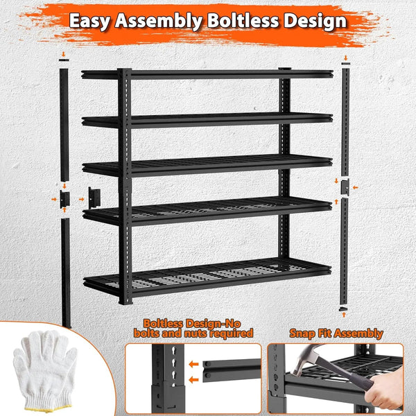 Hausvita Storage Shelves Heavy Duty, 48