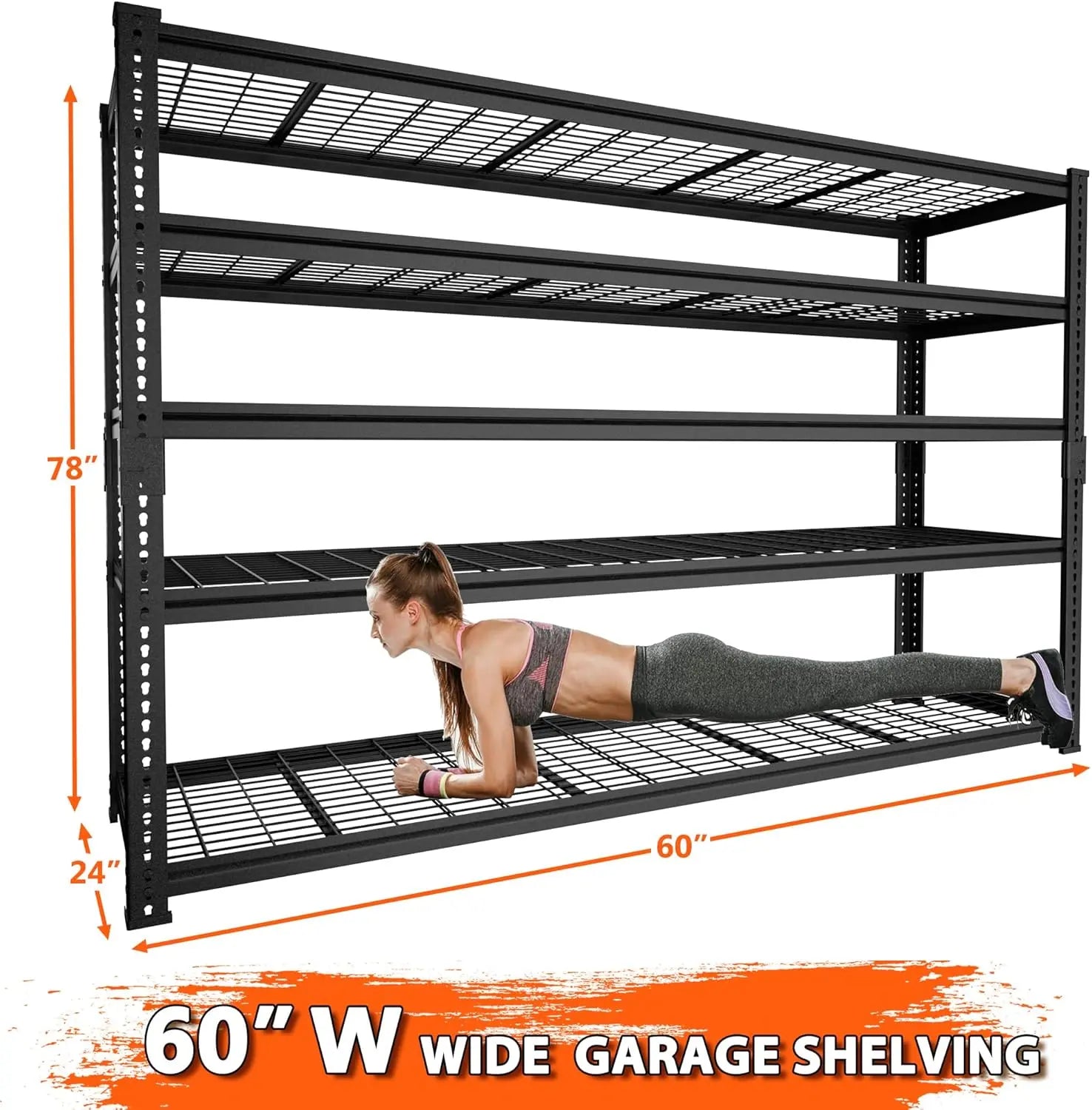 Hausvita Storage Shelves Heavy Duty, 48