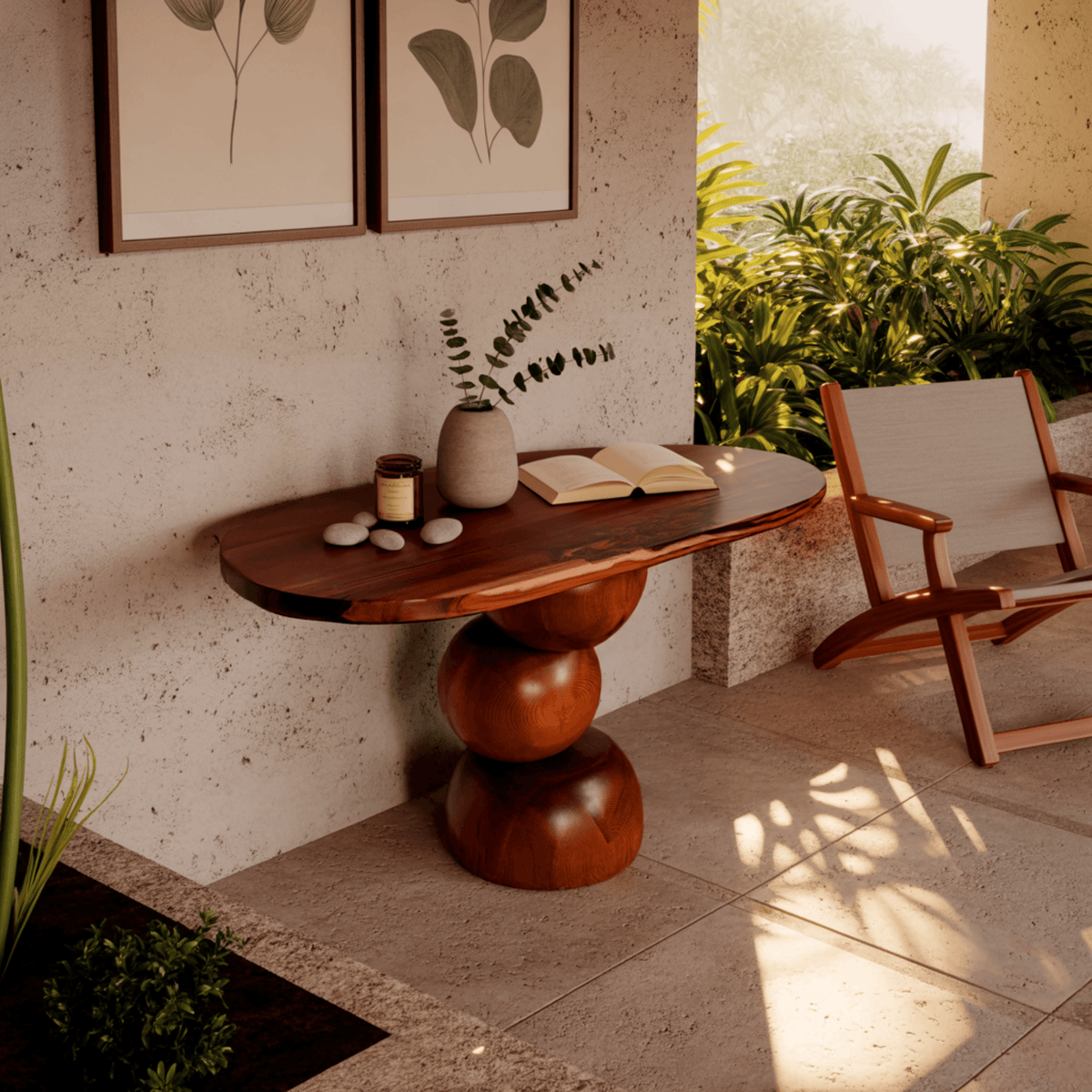 Havenform Live Edge Console Table