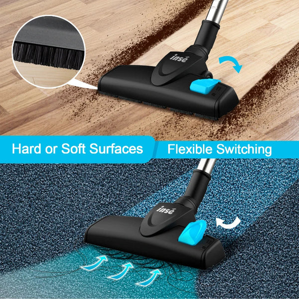 Vacuum Cleaner  18Kpa Powerful Suction 600W Motor Stick Handheld Vaccum Cleaner BLAKHOM