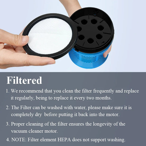 Vacuum Cleaner  18Kpa Powerful Suction 600W Motor Stick Handheld Vaccum Cleaner BLAKHOM