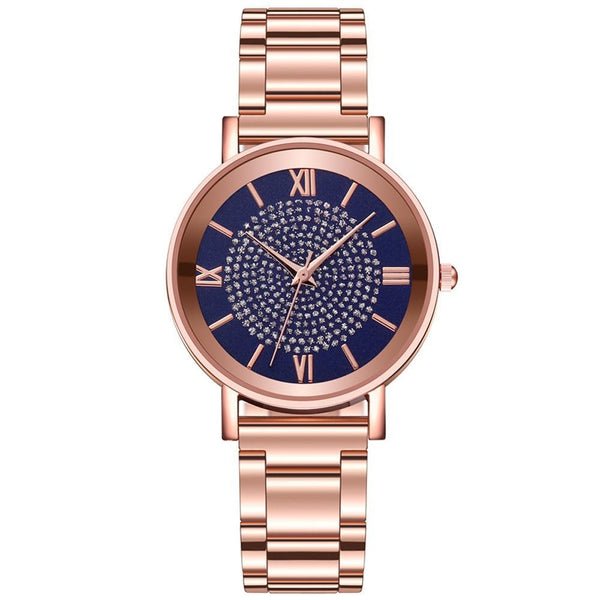 New STEVVEX Women Watches 2020 Trend Luxury Style Diamond Rose Gold Ladies Wrist Watches Magnetic Women Bracelet Watch For Women and Girls