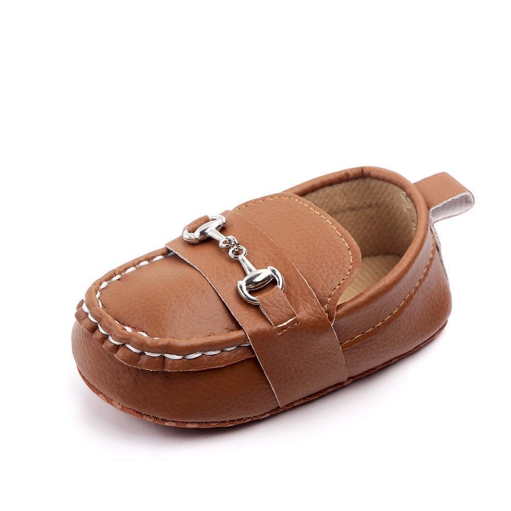 Leather Baby Shoes Fashion Infant Boys Girls Anti-slip Soft Sole Newborn First Walkers Luxury Shoes Design For Kids