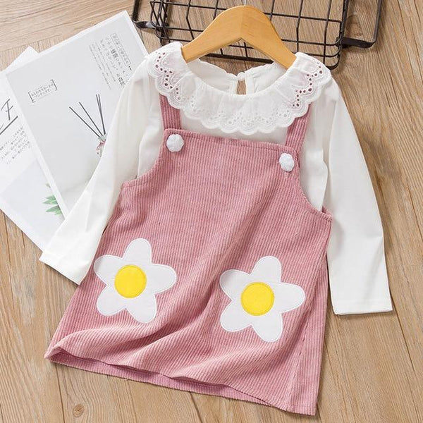 Autumn Baby Girl Princess Clothes Cute Girls Long Sleeve T-shirt Tops Cartoon Giraffe For Baby Girls