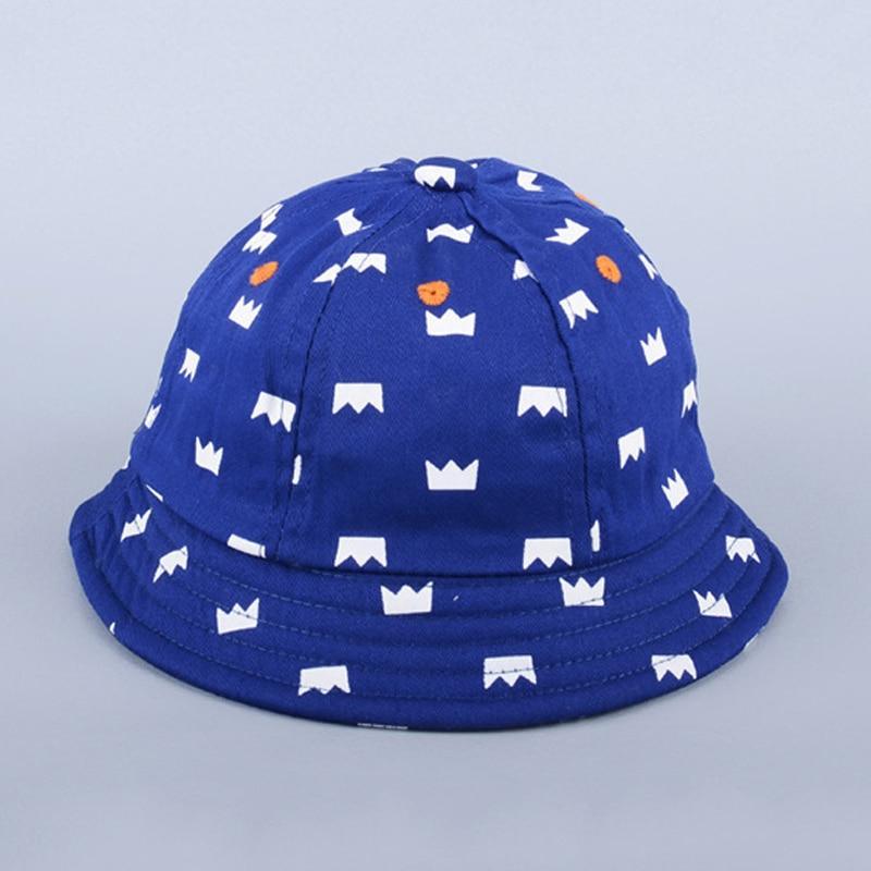 Lovely Baby Hat Soft Cotton Bucket Hat For Baby Boys and Girls Cartoon Bear Star Prints Cap Kids Fishing Hat