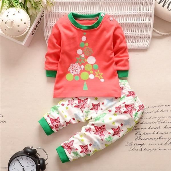 Baby Boy Clothes Cotton Clothing Sets Cartoon Long-sleeved T-shirt Pants Infant Clothes 2pcs Ste For Boys and Girls Kids