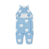 Baby Sleeping Bags Envelope Winter Warm Knitted Sleep sacks for Newborn Infant Stroller Bed Swaddle. - Blue