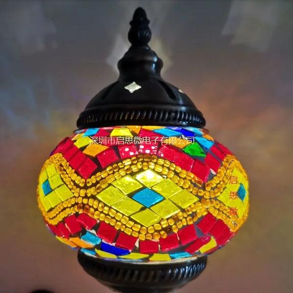 New style Turkey Ethnic Customs Handmade Lamp Romantic Cafe Restaurant Bar Tree Pendant Light Bar Mosaic Pendant Lamp