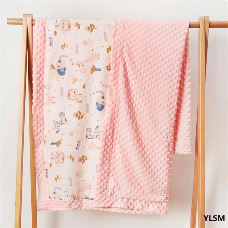 Modern Luxury Kids Blanket Baby Receiving Blanket Sleeping Bed Blanket Soft Newborn Swaddle For Kids