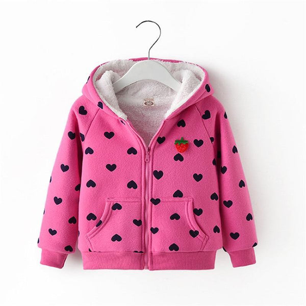 Luxury Modern Girls Winter Jackets Newborn Coat Hooded Baby Jacket For Girls