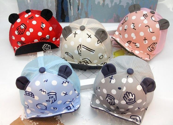 Baby Sun Hat Cotton Cartoon Baby Summer Cap Infant Soft Baseball Cap For Girls And Boy