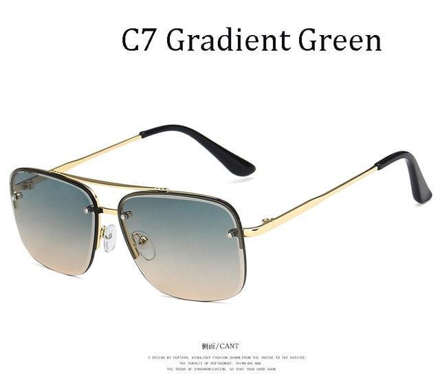 Luxury NEW TREND Classic Fashion Cool Men Sunglasses Brand New Vintage Design UV400 Oculos De Sol