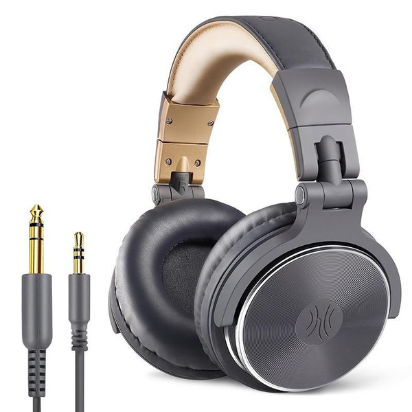 Proffesional Studio Luxury STEVVEX  Headphones Hifi Studio DJ Headphone Wired Monitor Music Gaming Headset Earphone For Phone Computer PC With Mic