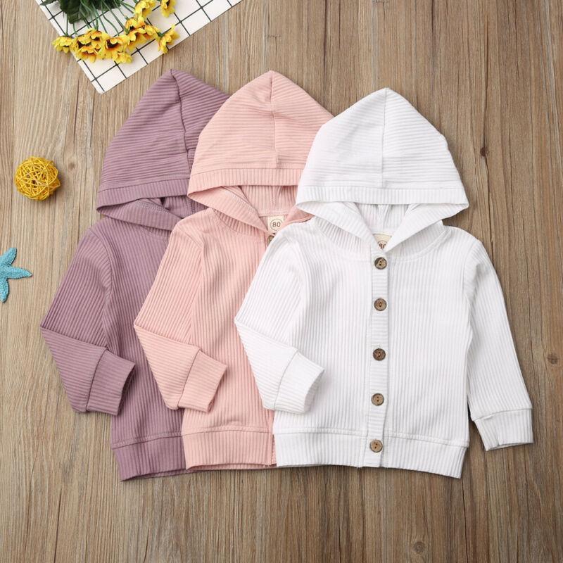 Infant Baby Girl Clothes Long Sleeve Knitted Coat Jacket Outwear Tops 0-24M For baby Girls