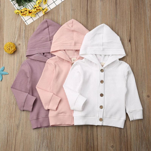 Infant Baby Girl Clothes Long Sleeve Knitted Coat Jacket Outwear Tops 0-24M For baby Girls