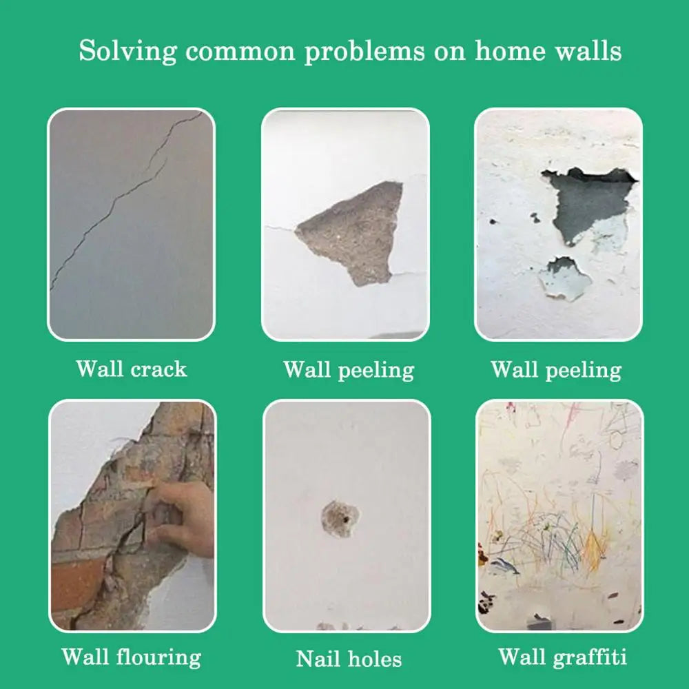 Wall Mending Agent Wall Repair Cream Wall Crack Nail Repair Agent Walls Peeling Graffiti Gap Repair paste With scraper #1226