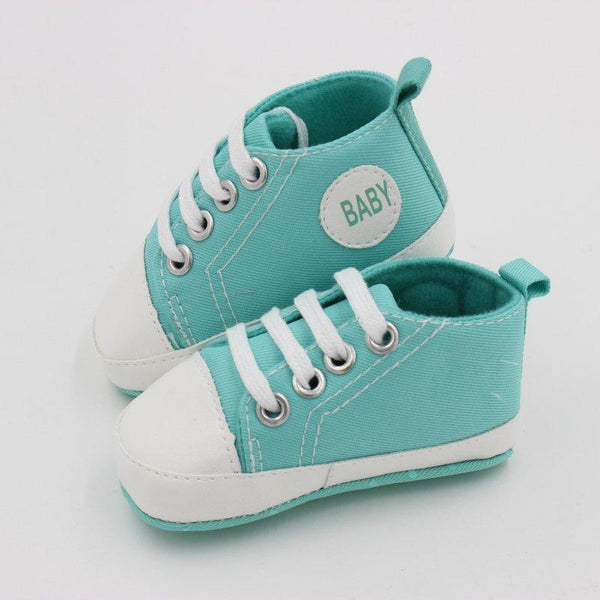 Classic Canvas Newborn Baby Boys Girls First Walkers Toddler Soft Sole Anti-slip Sneakers