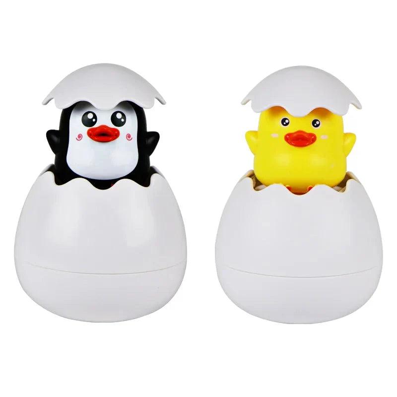 Baby Bath Toys - Duck & Penguin Water Spray Shower Toys | Fun & Safe Bath Time Gift for Kids