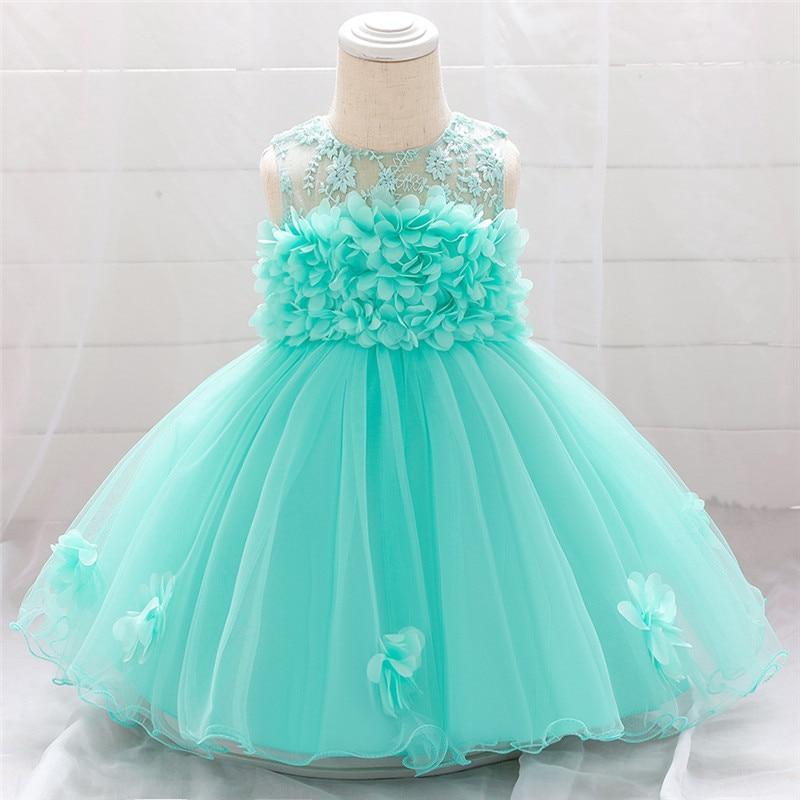 Luxury Elegant Handamde Girls Baby Dresses Lace Tulle Baptism Dresses for  Party and  Wedding Baby Clothing Dress