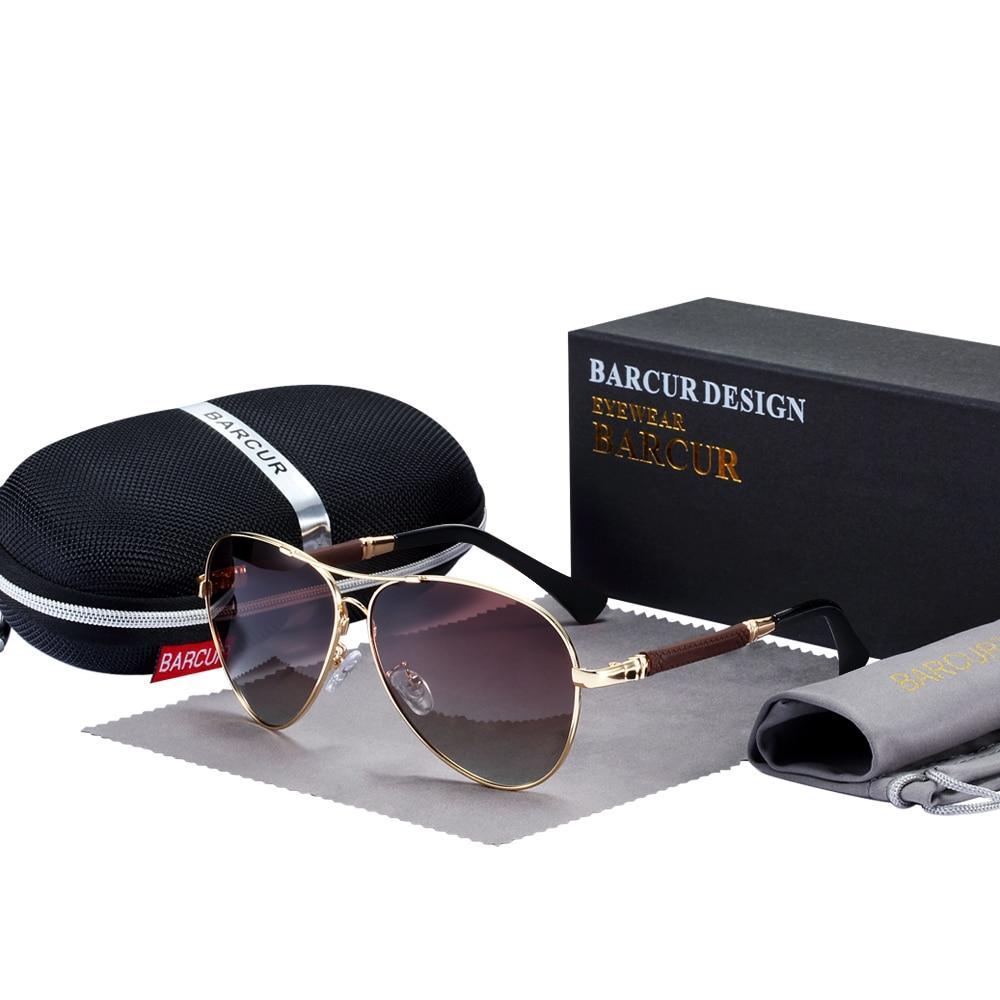 High Quality TR90 Luxury Modern Men Polarized Sunglasses In Aviation Pilot Famous Style with  UV400 Protection and Miror Glasses