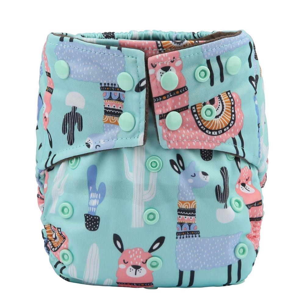Luxury Charcoal Bamboo Baby Cloth Diaper Nappy Washable Reusable Double Gusset Square Tabs Nappies for Baby and Kids