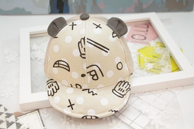 Baby Sun Hat Cotton Cartoon Baby Summer Cap Infant Soft Baseball Cap For Girls And Boy