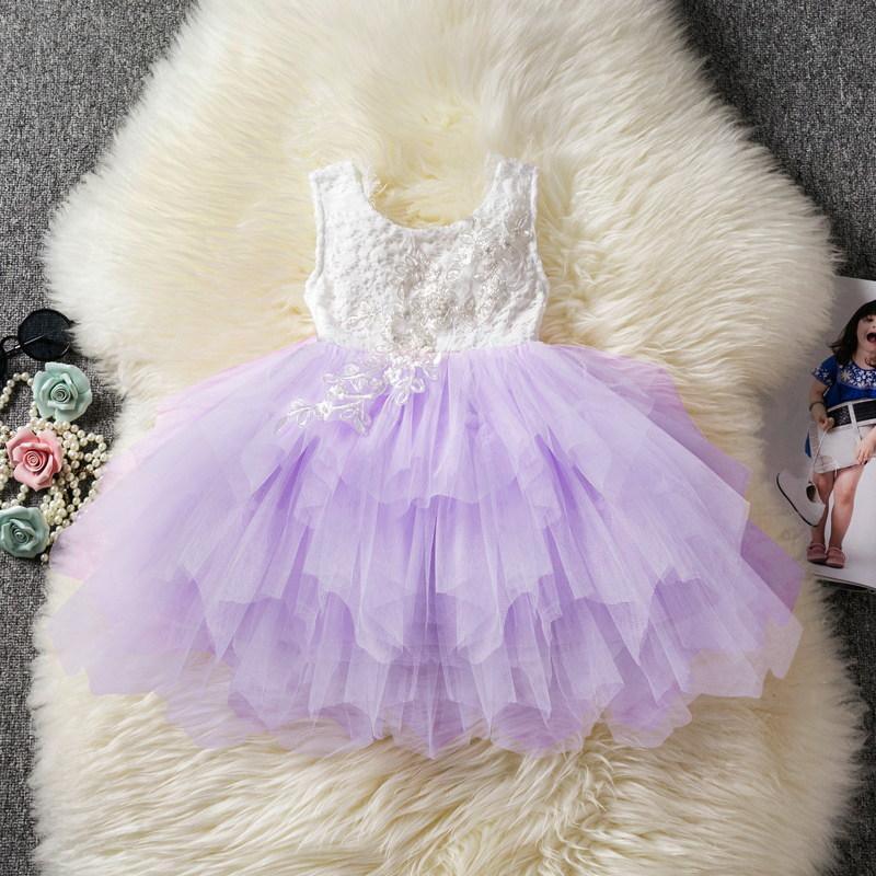 Luxury Toddler Girl Baby Clothing Dresses For 1 Year Birthday Christening Lace Girls Tulle  Infant Party Cake Smash Outfit Dress for Girls 1-6 Years