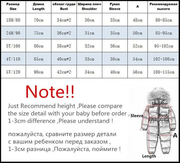 Modern Trend NEW Children's Clothing Jacket Snow Wear Coat Jumpsuit for Girls And Boys Winter Ski Suit For Kids