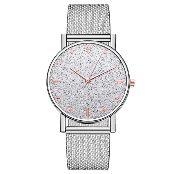 Cusual Ladies Watch Romantic Starry Sky Dial Women's Quartz Fashion Wristwatch  For Women and Girls