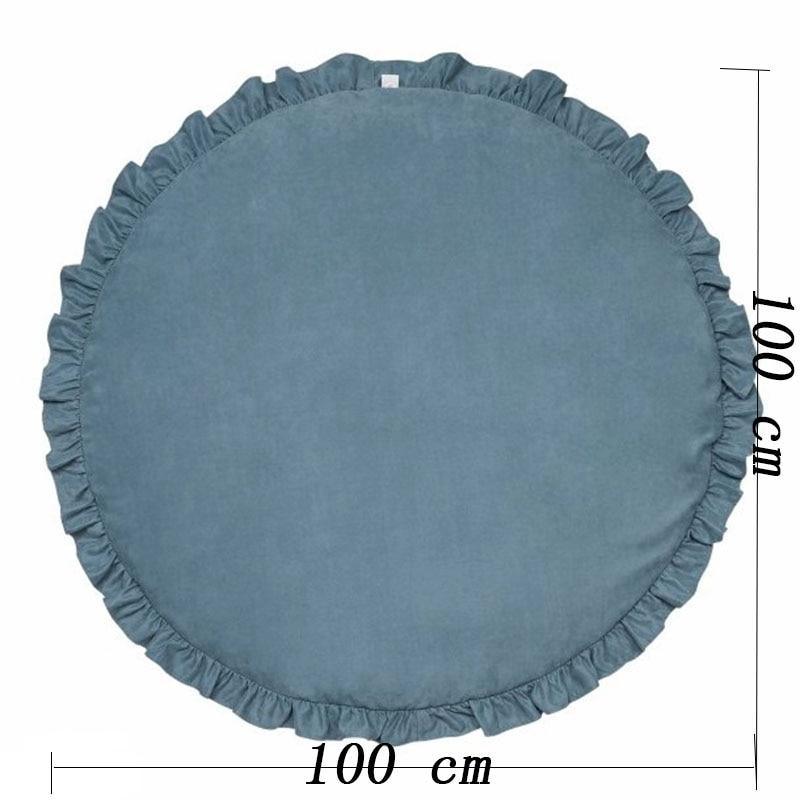 Baby Toys Mat Kids Rug Baby Play Mat Newborn Padded Children' Mat Soft Cotton Crawling Mats Round Carpet Room Decor For Baby