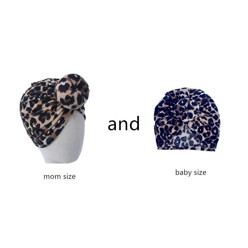 Luxury Mdoern Set 2PCS Baby and Mom Headbands Set Flower Bowknot Newborn Turban Cross-tied Mommy Headband Bow