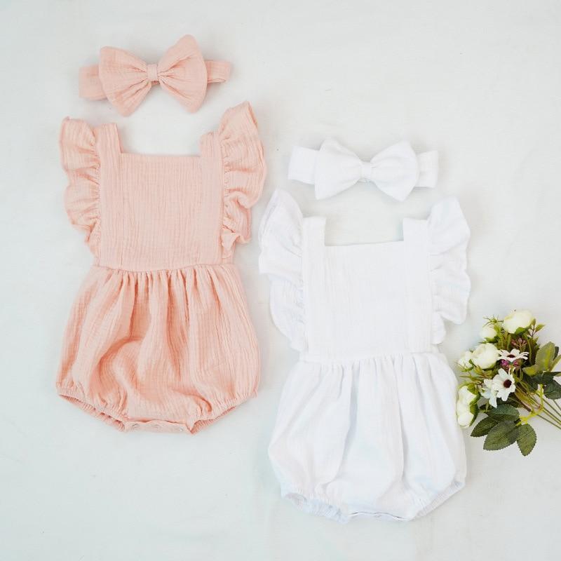 Newborn Bodysuits  Baby Clothes Summer Bodysuit Cotton One-Piece Jumpsuit Soft In elegant Modern Style