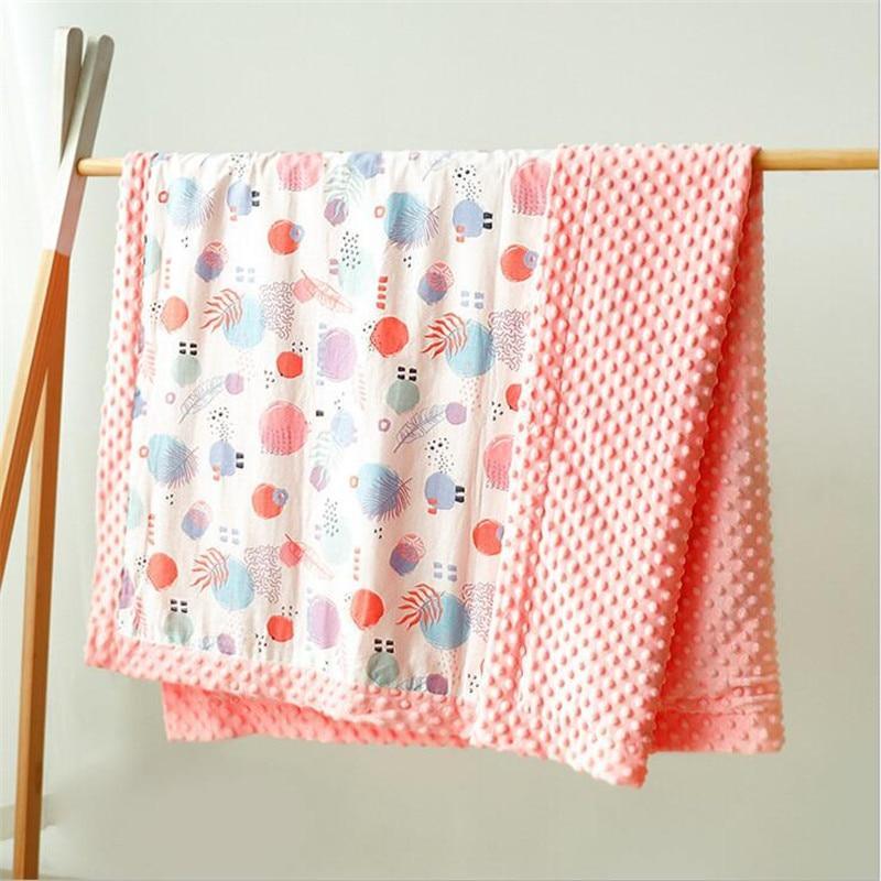Modern Luxury Kids Blanket Baby Receiving Blanket Sleeping Bed Blanket Soft Newborn Swaddle For Kids