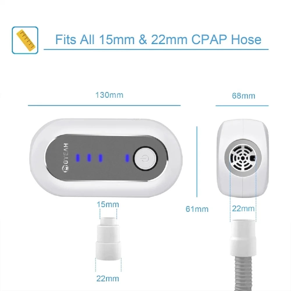 CPAP Cleaner Sanitizer Respiratory Breathing Machine Cleaner Disinfector with Heated Hose Connector For Mask Tubing Cpap