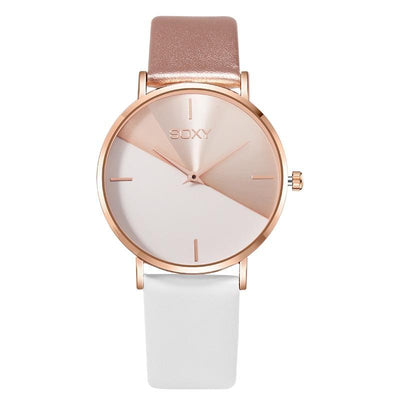 Women's Watch Leather Rose Gold Dress Female Clock Luxury Brand Design Women Watches Simple Fashion Ladies Watch For Women and Girls
