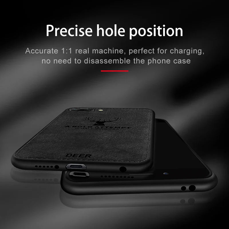 Deer Cloth Phone Case for Huawei Honor 20 Pro Lite 10 10i 8A 8C 8X 8S 9X PRO 7X 7S 7A Honor 7C 9 20s 9A Soft Silicone Frame Case