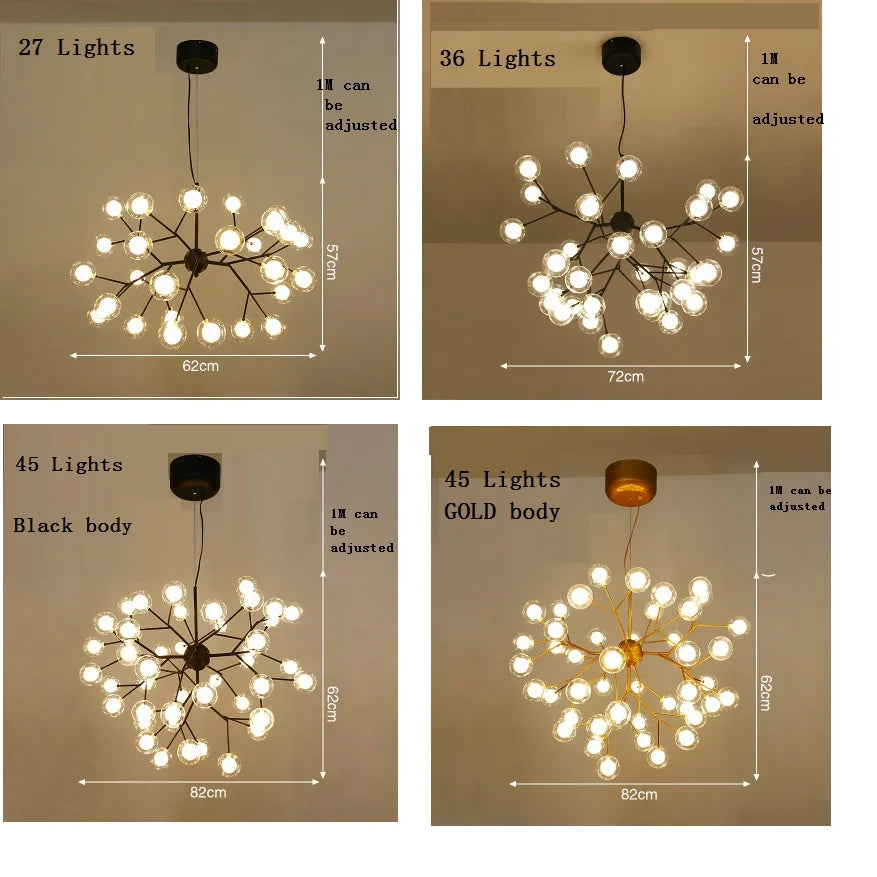 Sputnik Branch Chandelier