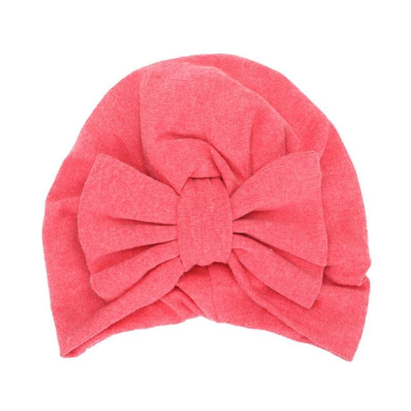 Modern Trend Stylish Baby Hat for Girls Big Bow Turban Baby Cap Accessories In Great Design