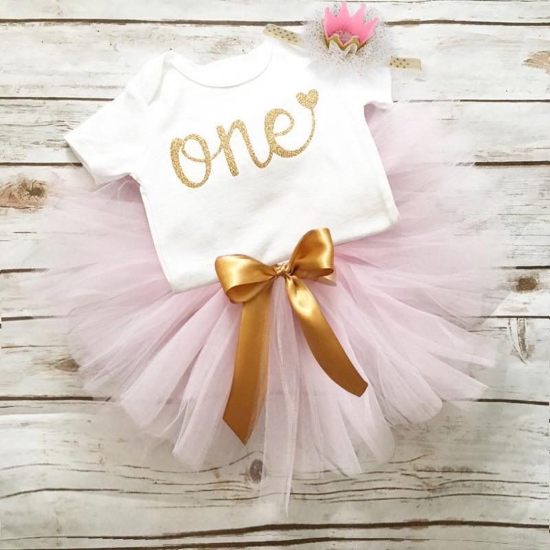 Modern Unicorn Baby Kids 1st year Girls Dress For Birthday Party Outfits Infant Princess Girls Clothes 12 Months Kids