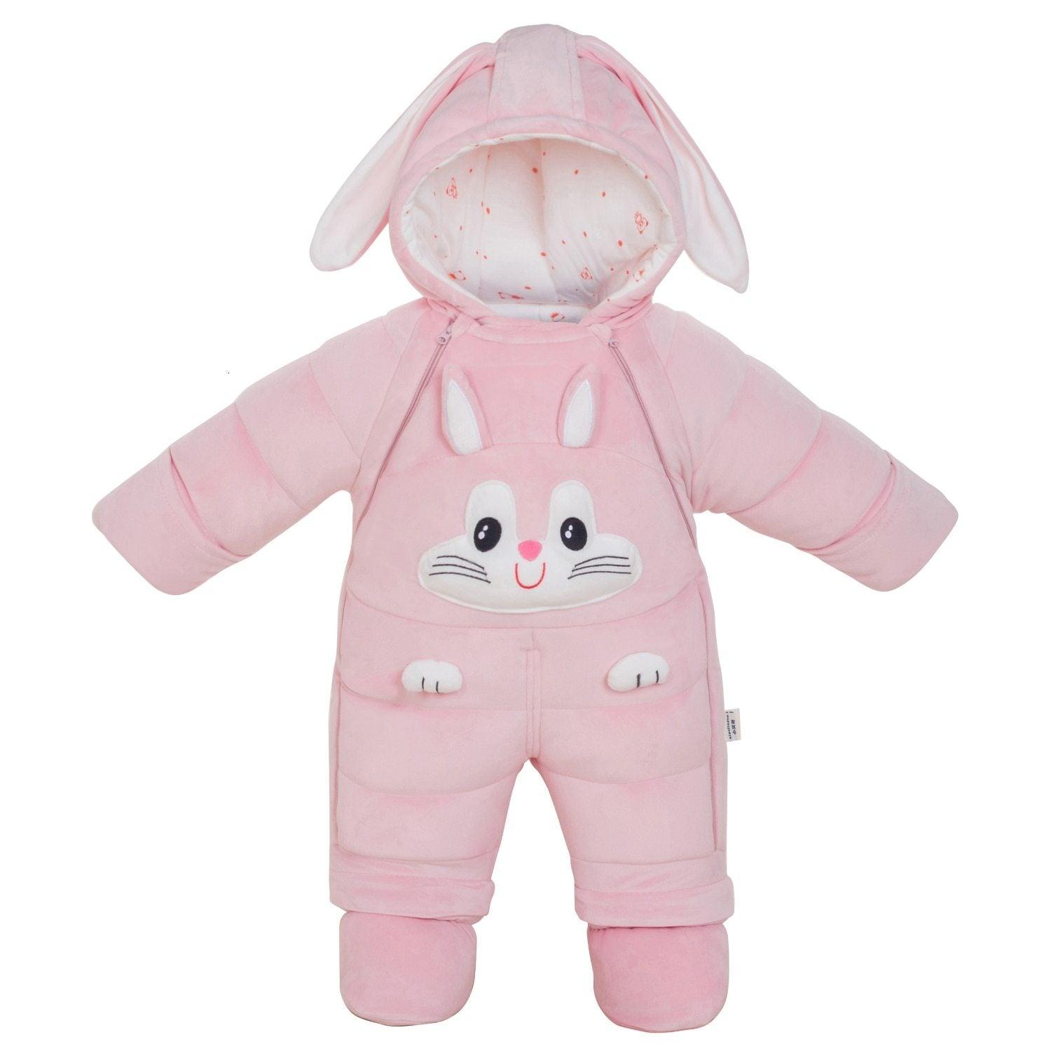 Baby Winter Wear Clothes Snowsuit Cute Calf Infant Snow Jacket Thicken Jumpsuit Children Coat For Babies In Modern Interesting Design