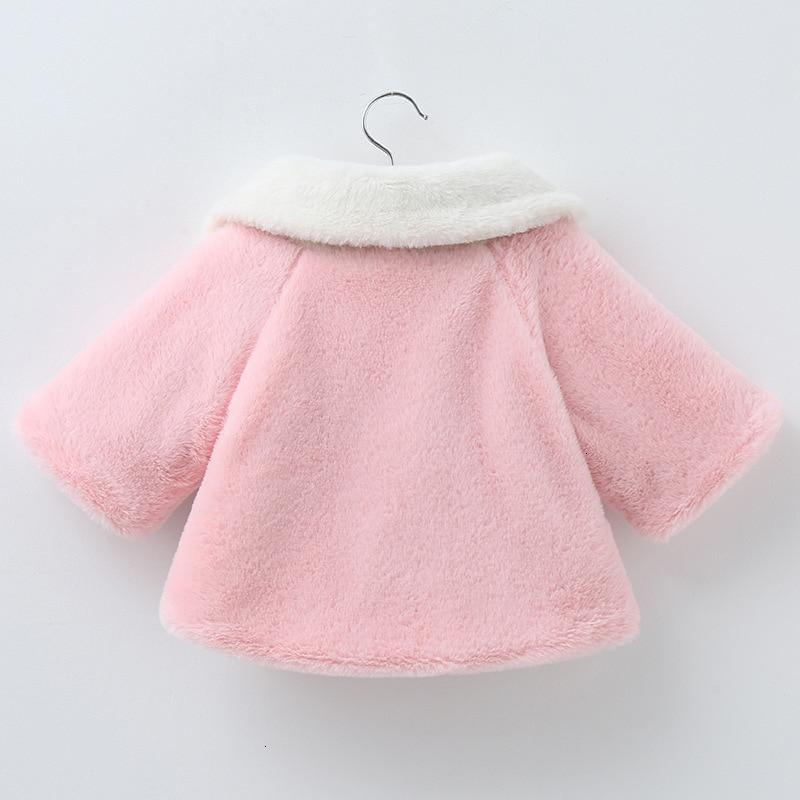 Princess Baby Girls Winter Thick Bownot Cloak Coat Flower for Childre With Flowers