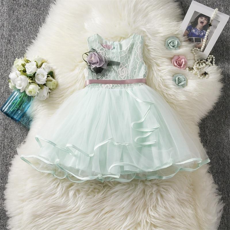 Luxury Toddler Girl Baby Clothing Dresses For 1 Year Birthday Christening Lace Girls Tulle  Infant Party Cake Smash Outfit Dress for Girls 1-6 Years