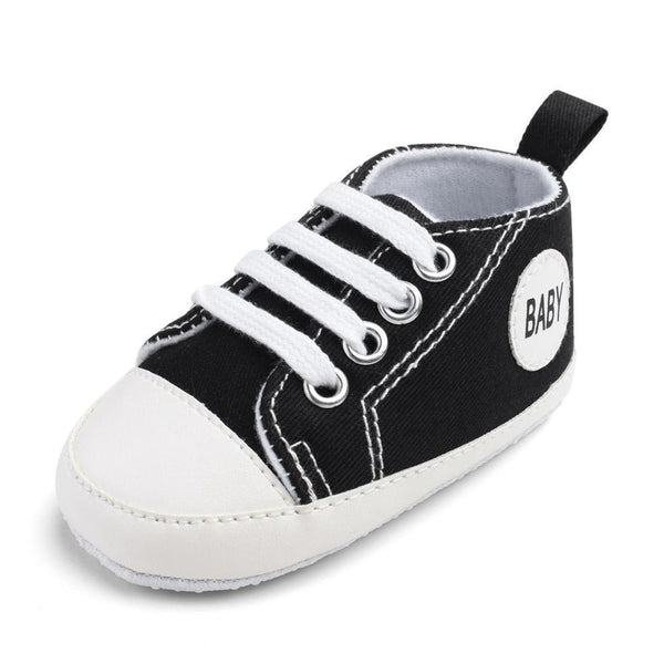 Classic Canvas Newborn Baby Boys Girls First Walkers Toddler Soft Sole Anti-slip Sneakers