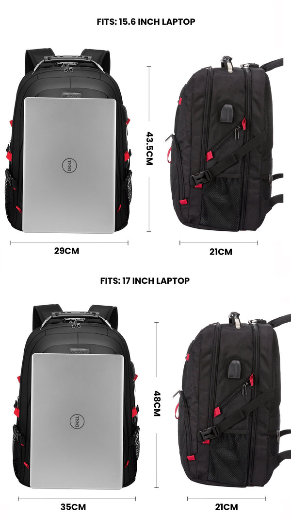 The Quinox™ Platinum Backpack by Camel Mountain – 40L & 45L, Fits 16