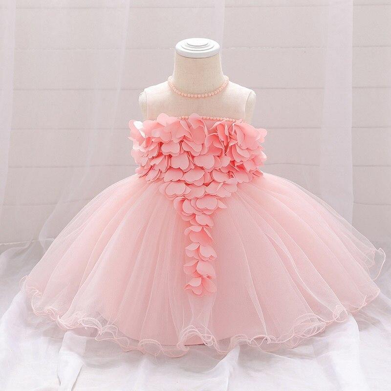 Luxury Modern Designer Toddler Baby Girl Infant Princess Lace Tutu Dress Baby Girl Wedding Dress Kids Party Dress